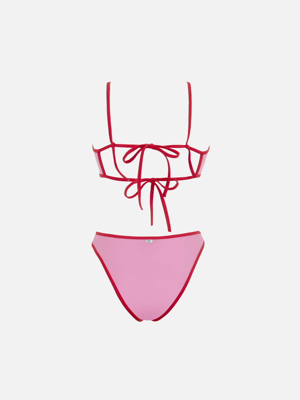 MIN SWIMWEAR - BİKİNİ ALTI - Everywhere Düz Bikini Altı - Pembe - shopi go'da!.