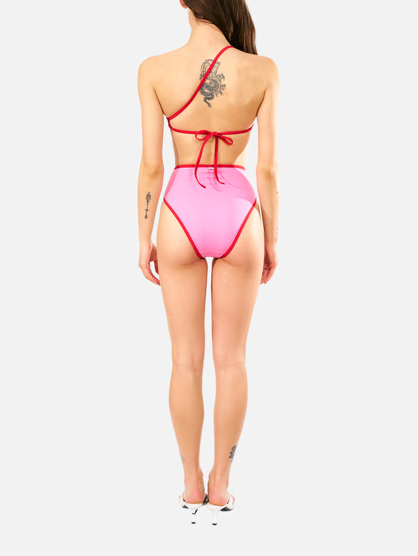 MIN SWIMWEAR - BİKİNİ ÜSTÜ - Everymood Çarpraz Bikini Üstü - Pembe - shopi go'da!.