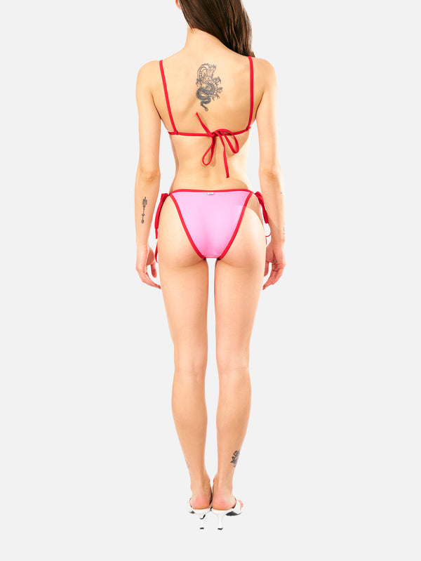 MIN SWIMWEAR - BİKİNİ ÜSTÜ - Everytime Üçgen Bikini Üstü - Pembe - shopi go'da!.