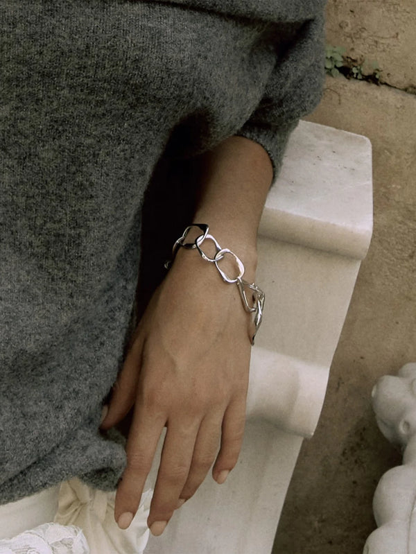 MISHKA - BİLEKLİK - Aura Bracelet - Silver - shopi go'da!.