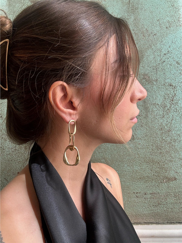 MISHKA - KÜPE - Aura Earring - Gold - shopi go'da!.