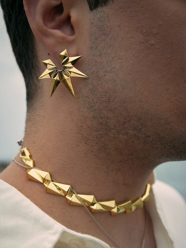 MISHKA - KÜPE - Enigma Earring - Gold - shopi go'da!.