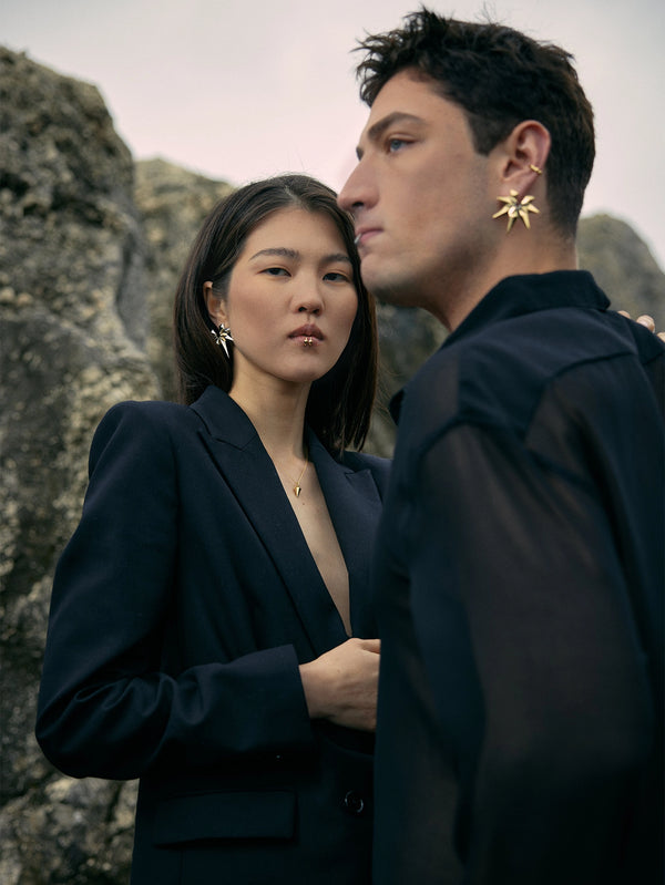 MISHKA - KÜPE - Enigma Earring - Gold - shopi go'da!.