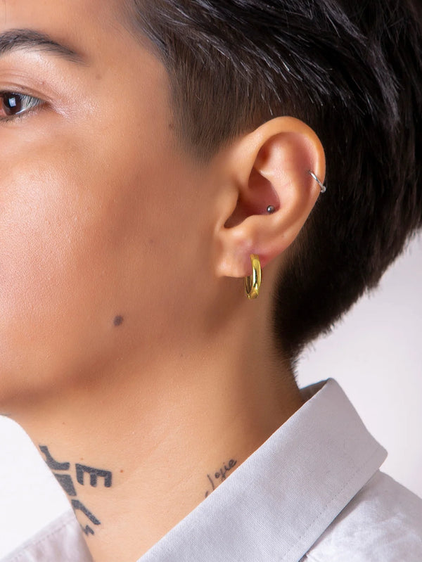 MISHKA - KÜPE - Perfect Circle Earring - Gold - shopi go'da!.