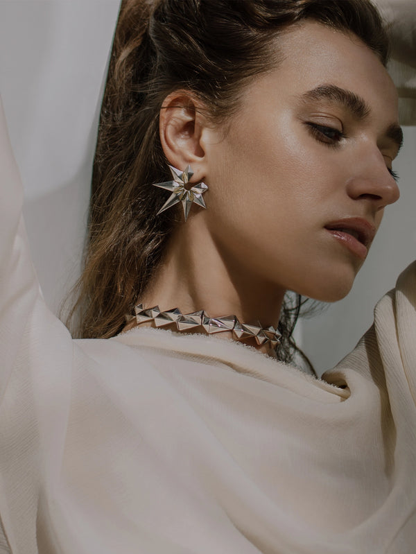 MISHKA - KÜPE - Enigma Earring - Silver - shopi go'da!.
