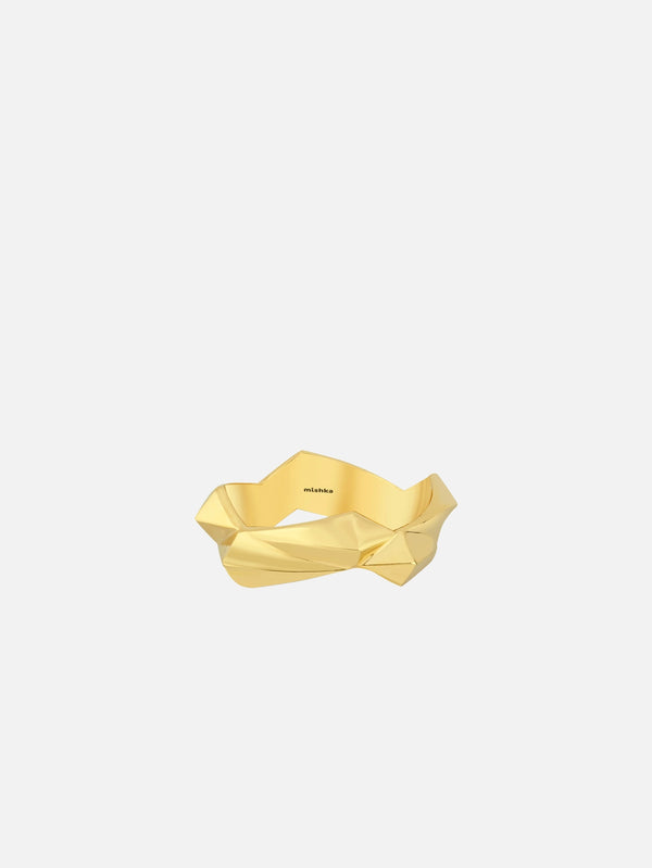 MISHKA - YÜZÜK - Brisk Ring - Gold - shopi go'da!.