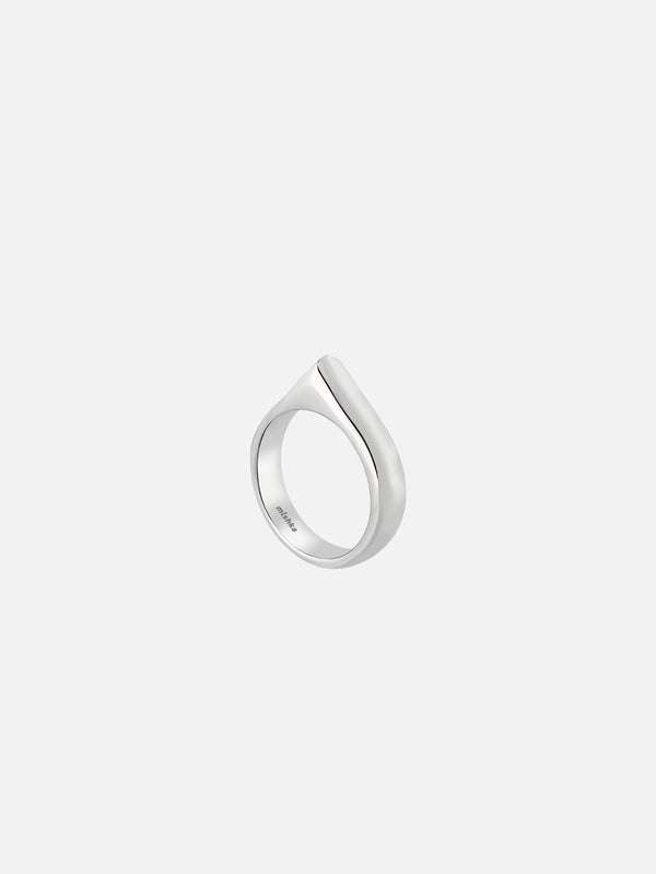 MISHKA - YÜZÜK - Simple Edge Ring - Silver - shopi go'da!.