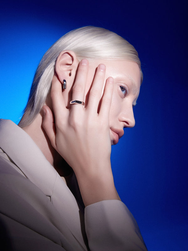 MISHKA - YÜZÜK - Simple Edge Ring - Silver - shopi go'da!.