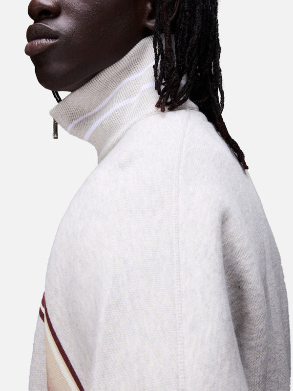 NAPAPIJRI - SWEATSHIRT - PDF x Napapijri French Terry Sweatshirt - Nature Grey - shopi go'da!.
