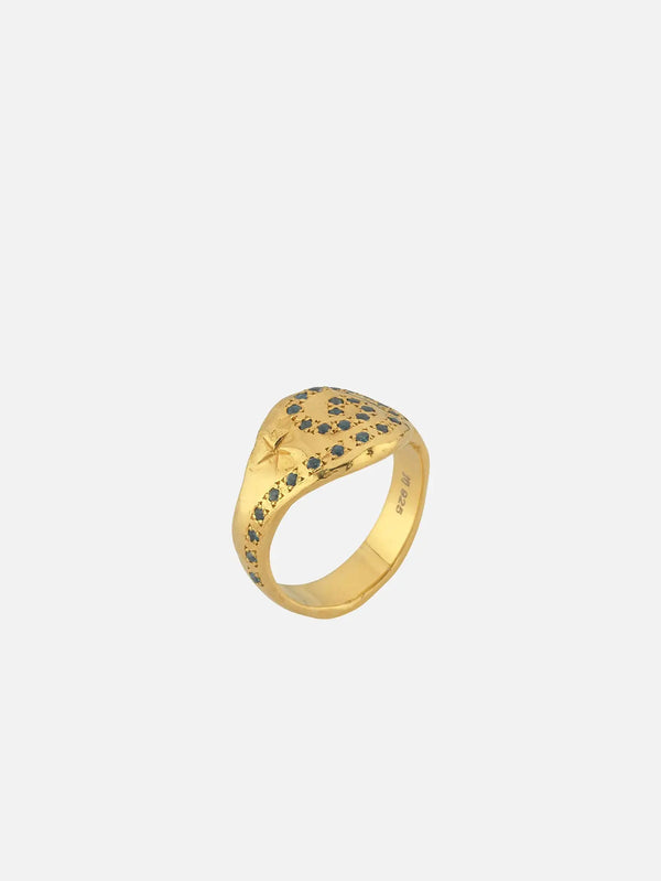 JEWELS FOR JOY Nerida Ring – altın, üst görünüm