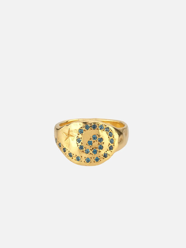 JEWELS FOR JOY Nerida Ring – altın, ön görünüm