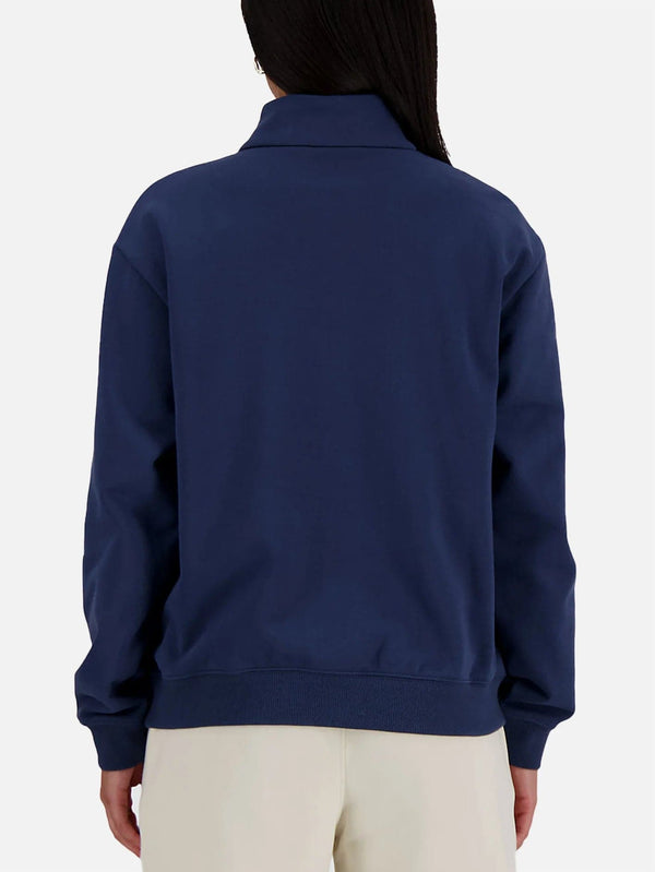 NEW BALANCE - SWEATSHIRT - Sportswear's Greatest Hit Quarter Zip - Navy - shopi go'da!.