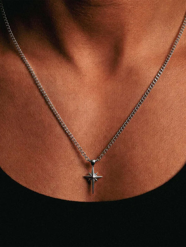 North Star Necklace - Silver