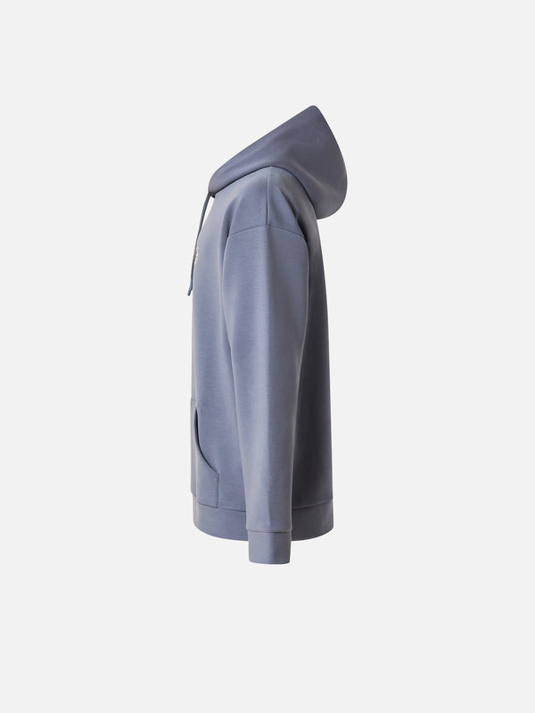 OAKLEY - SWEATSHIRT - New Retro Fleece Hoodie 1.7 - Mist Blue - shopi go'da!.
