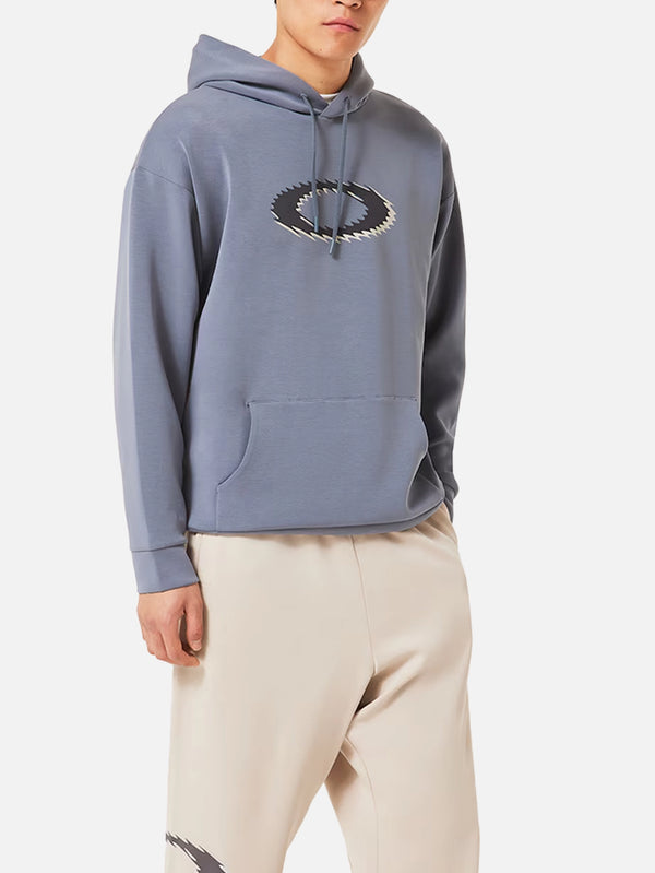 OAKLEY - SWEATSHIRT - New Retro Fleece Hoodie 1.7 - Mist Blue - shopi go'da!.