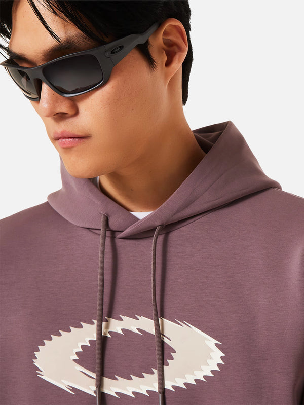 OAKLEY - SWEATSHIRT - New Retro Fleece Hoodie 1.7 - Deep Plum - shopi go'da!.