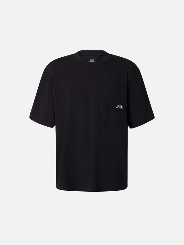 OAKLEY - T-SHIRT - Enhance Cool Cotton Tee Relax - Blackout - shopi go'da!.
