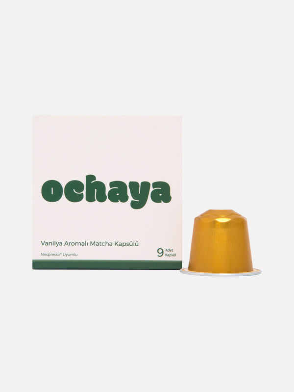 OCHAYA - KAPSÜL KAHVE - 9'lu Vanilyalı Matcha - shopi go'da!.
