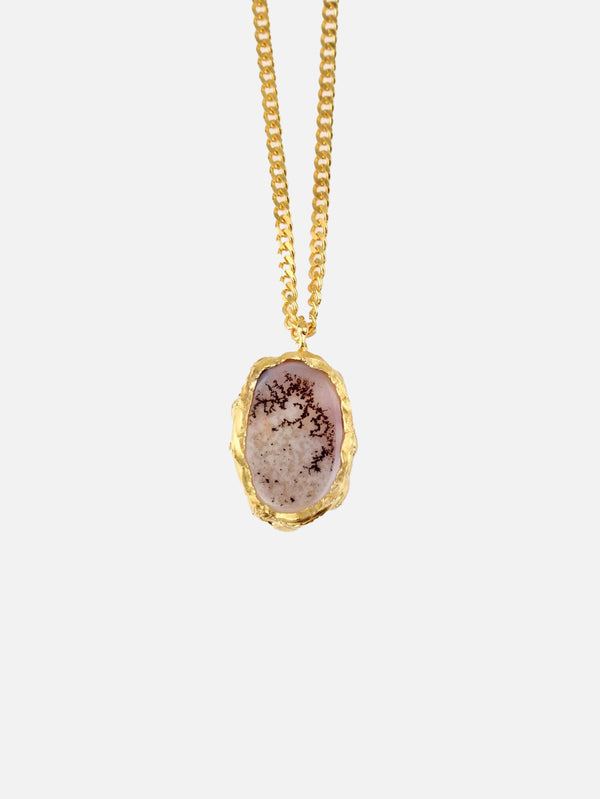 ORE DUNE - KOLYE - 21:20 Necklace – Şecer Agate Stone - shopi go'da!.