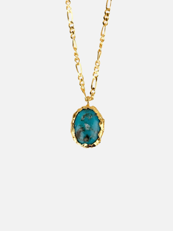 ORE DUNE - KOLYE - Ragnar Necklace – Turquoise Stone - shopi go'da!.