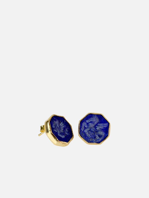 ORE DUNE - KÜPE - Elysion Earring – Lapis Lazuli Stone (Handcrafted) - shopi go'da!.