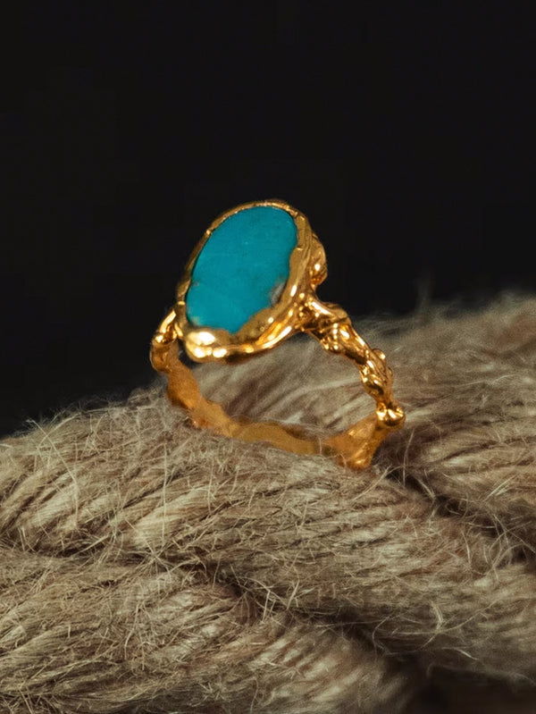 ORE DUNE - YÜZÜK - Sinbad the Sailor Ring – Turquoise Stone - shopi go'da!.