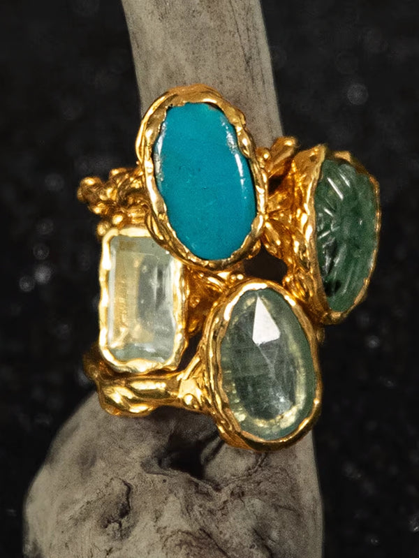 ORE DUNE - YÜZÜK - Sinbad the Sailor Ring – Turquoise Stone - shopi go'da!.