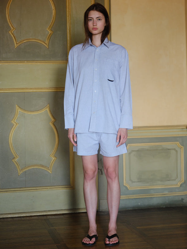 NENNI, Oxford Cotton Shirt - White, GÖMLEK, shopi go'da!