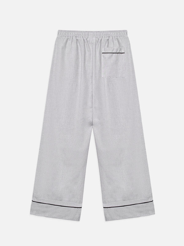 NENNI, Oxford Cotton Pants - White, PANTOLON, shopi go'da!