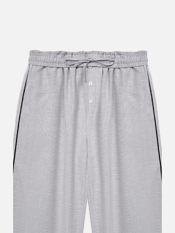 NENNI, Oxford Cotton Pants - White, PANTOLON, shopi go'da!