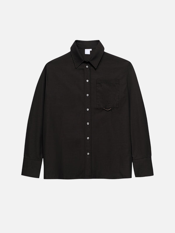 NENNI, Oxford Cotton Shirt - Brown, GÖMLEK, shopi go'da!