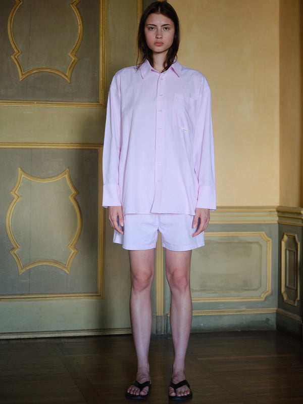 NENNI, Oxford Cotton Shirt - Pink, GÖMLEK, shopi go'da!