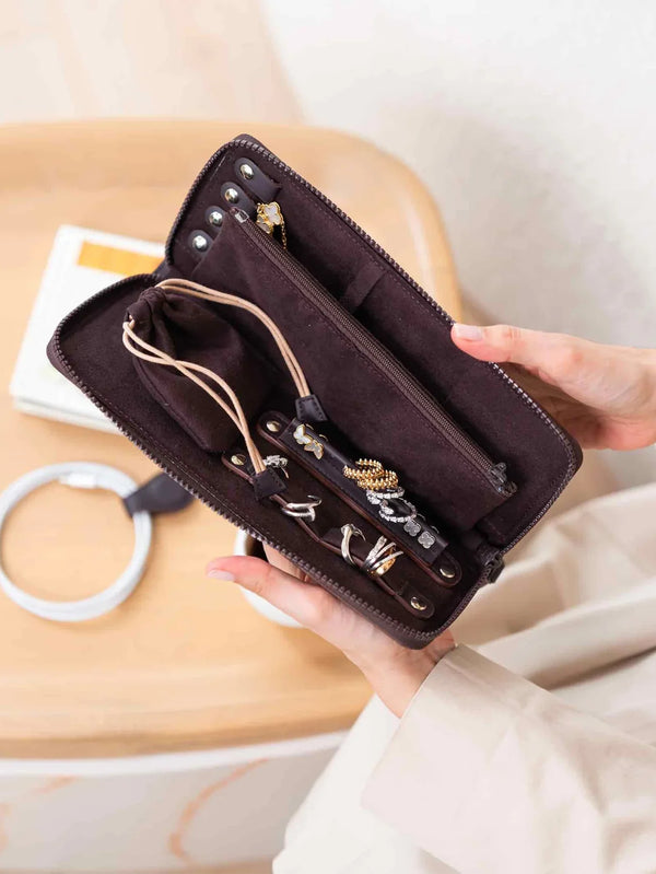PACK'N TRAVEL - TAKI KUTUSU - Takı Cüzdanı - Mürdüm - shopi go'da!.