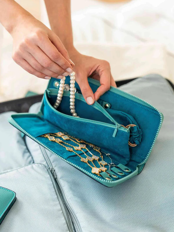 PACK'N TRAVEL - TAKI KUTUSU - Takı Cüzdanı - Turkuaz - shopi go'da!.