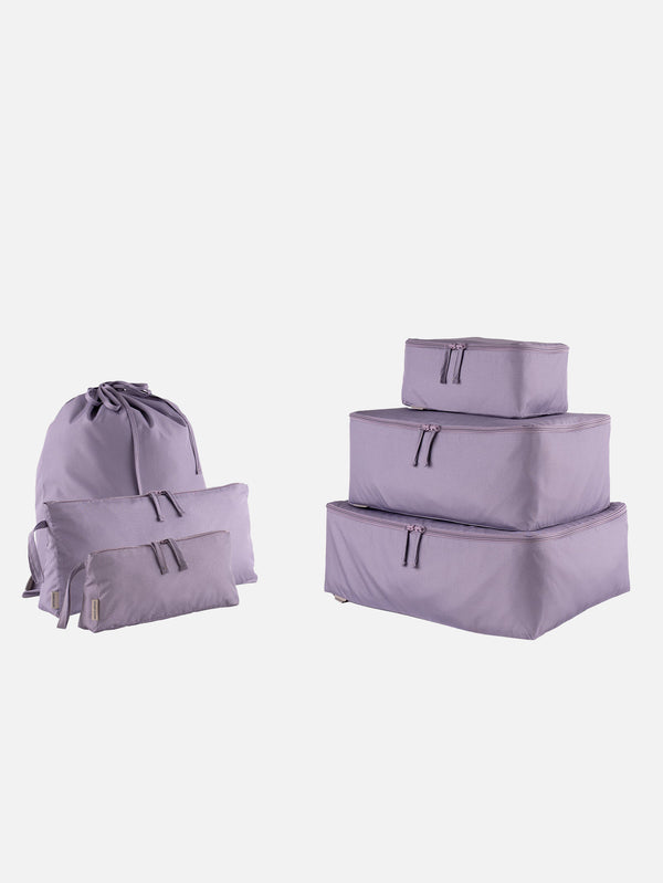 PACK'N TRAVEL - VALİZ DÜZENLEYİCİ SET - Valiz İçi Düzenleyici Set - Mor - shopi go'da!.
