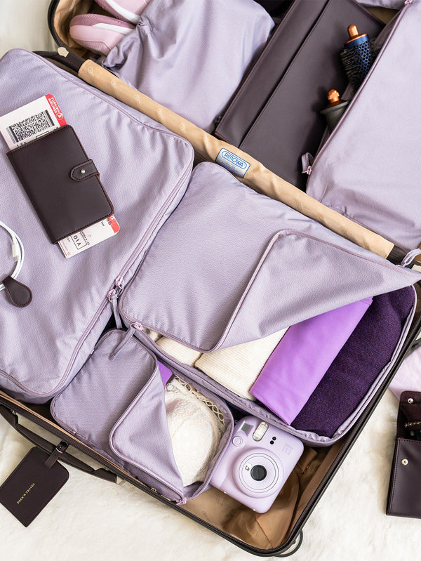 PACK'N TRAVEL - VALİZ DÜZENLEYİCİ SET - Valiz İçi Düzenleyici Set - Mor - shopi go'da!.