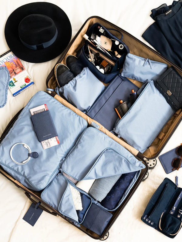 PACK'N TRAVEL - VALİZ DÜZENLEYİCİ SET - Tam Yolculuk Seti - Turkuaz - shopi go'da!.