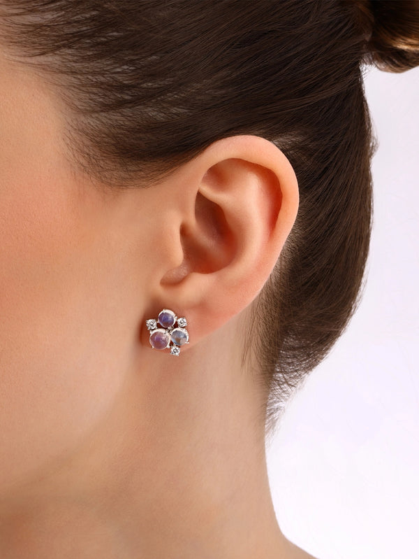 PANGHIA - KÜPE - Lunaris Earrings - White Gold - shopi go'da!.