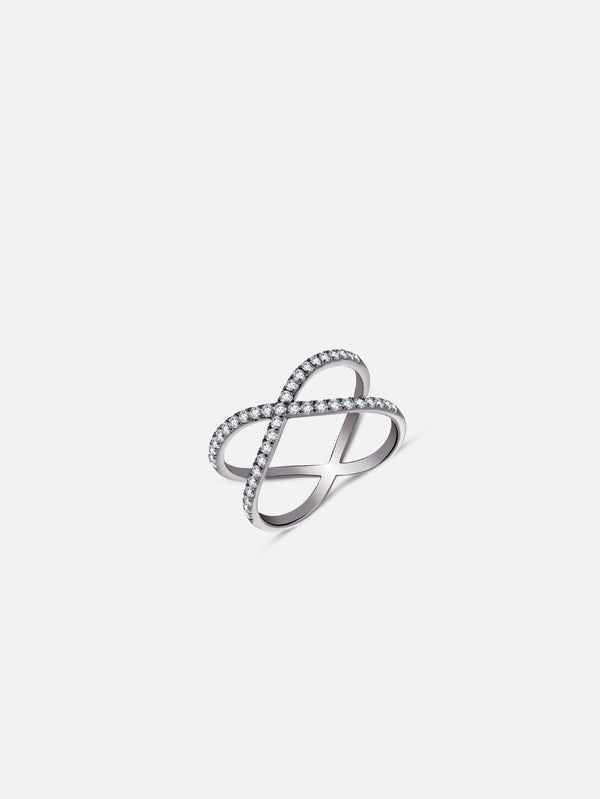 PANGHIA - YÜZÜK - X Ring - White Gold - shopi go'da!.
