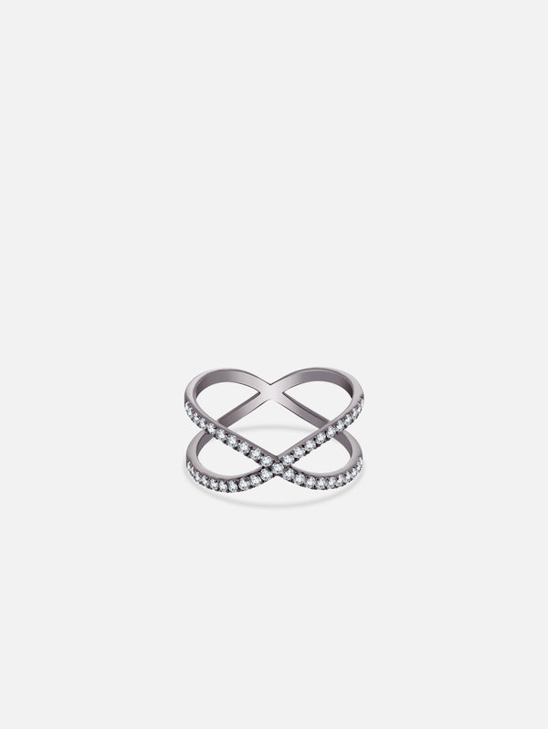 PANGHIA - YÜZÜK - X Ring - White Gold - shopi go'da!.