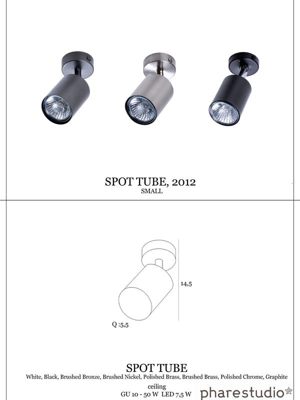 PHARE STUDIO - APLİK - Spot Tube Small Boyalı - shopi go'da!.