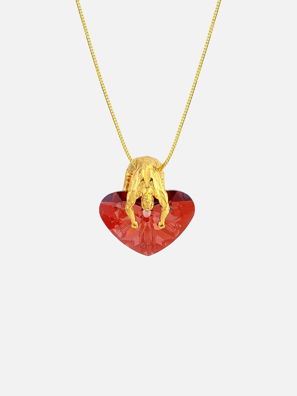 PIA YULI SAN FRANCISCO - KOLYE - Mr. Lovely Necklace - Gold - shopi go'da!.