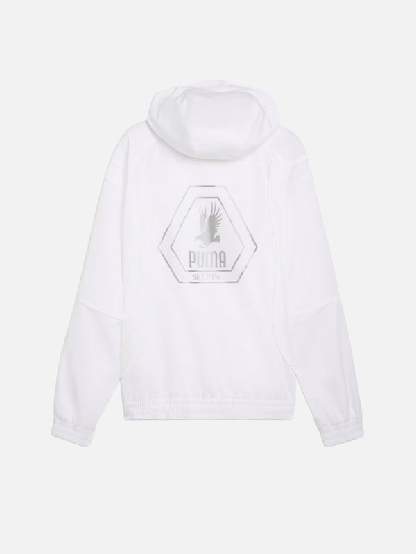 PUMA - CEKET - PUMA x SKEPTA CLRT Jacket - White - shopi go'da!.