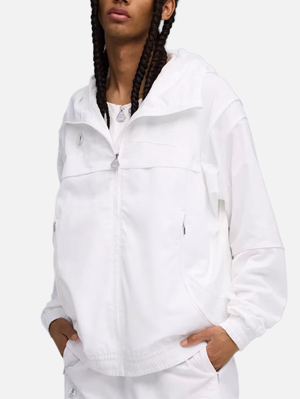 PUMA - CEKET - PUMA x SKEPTA CLRT Jacket - White - shopi go'da!.