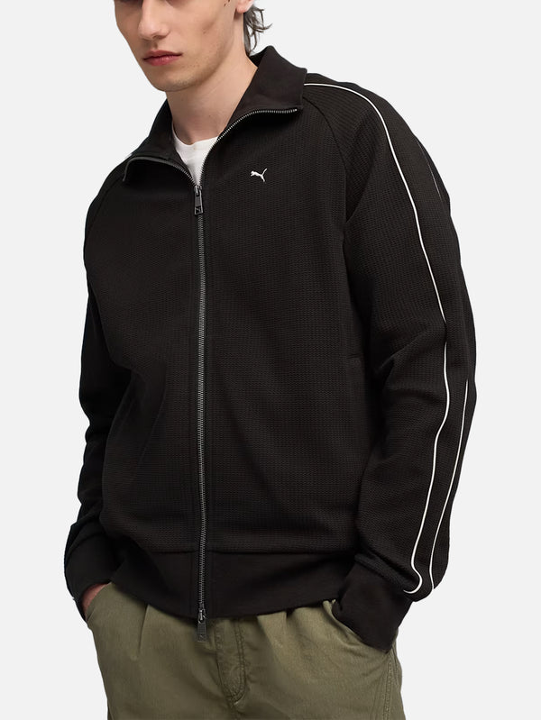 PUMA - EŞOFMAN ÜSTÜ - T7 Track Jacket - Black - shopi go'da!.