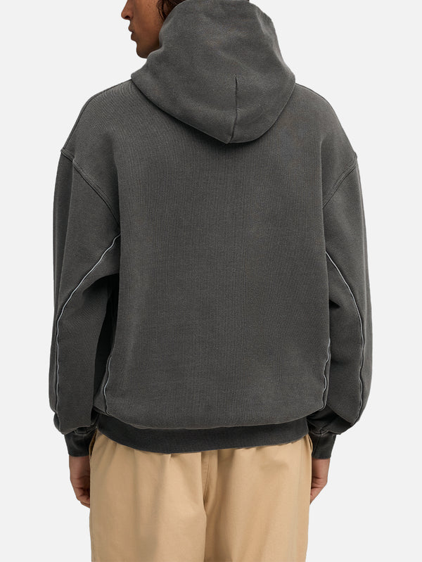 PUMA - SWEATSHIRT - Represent x Puma Graphic Hoodie - Flat Dark Gray - shopi go'da!.