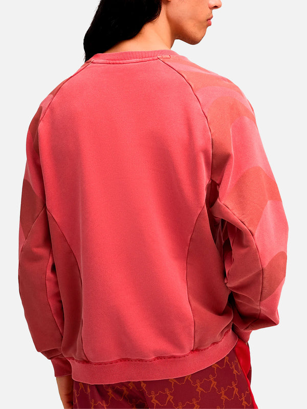 PUMA - SWEATSHIRT - PUMA x KIDSUPER Crew - Dark Crimson - shopi go'da!.