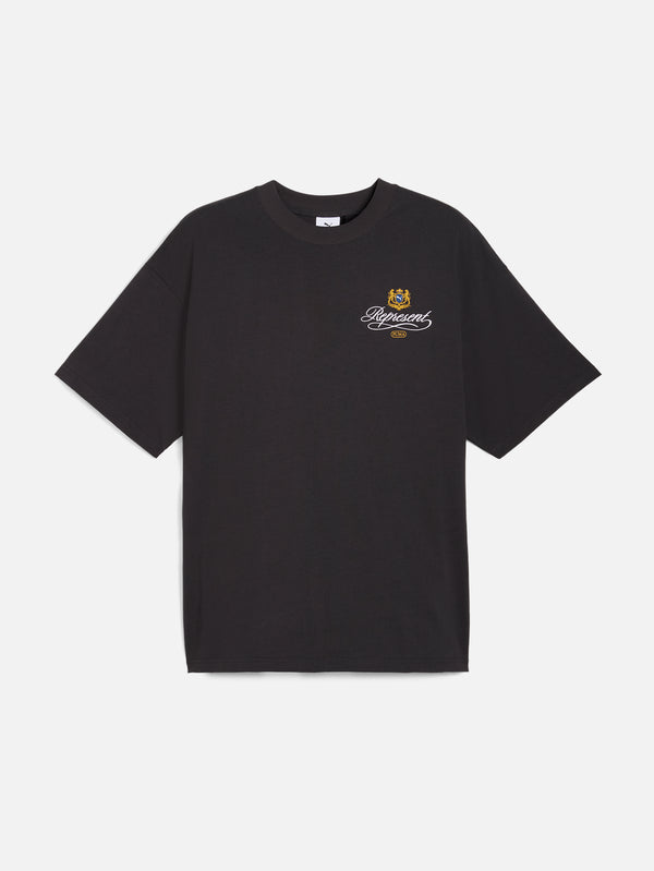 PUMA - T-SHIRT - Represent x Puma Graphic Tee - Flat Dark Gray - shopi go'da!.