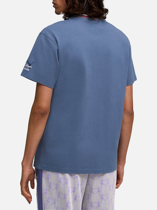 PUMA - T-SHIRT - PUMA x KIDSUPER Graphic Tee - Dark Indigo - shopi go'da!.