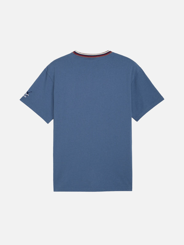 PUMA - T-SHIRT - PUMA x KIDSUPER Graphic Tee - Dark Indigo - shopi go'da!.